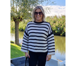 TRUI NIKKI zwart/wit